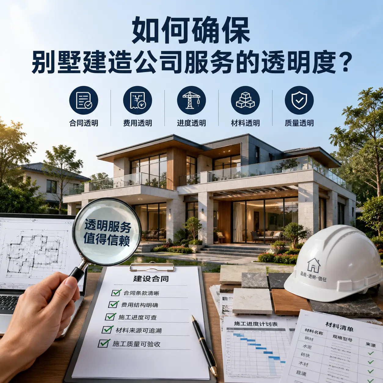 在 六枝特 如何确保别墅建造公司服务的透明度？