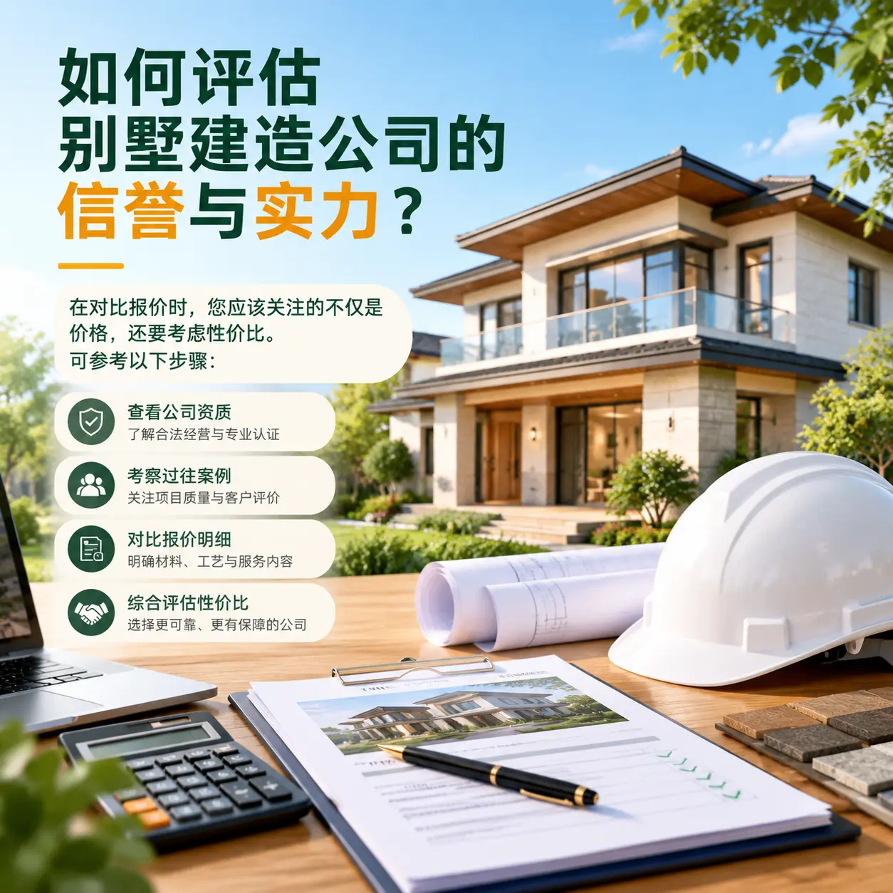 如何评估 六枝特 别墅建造公司的信誉与实力?