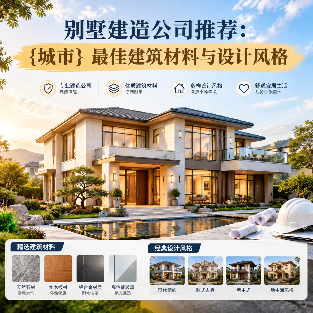 别墅建造公司推荐: 六枝特 最佳建筑材料与设计风格