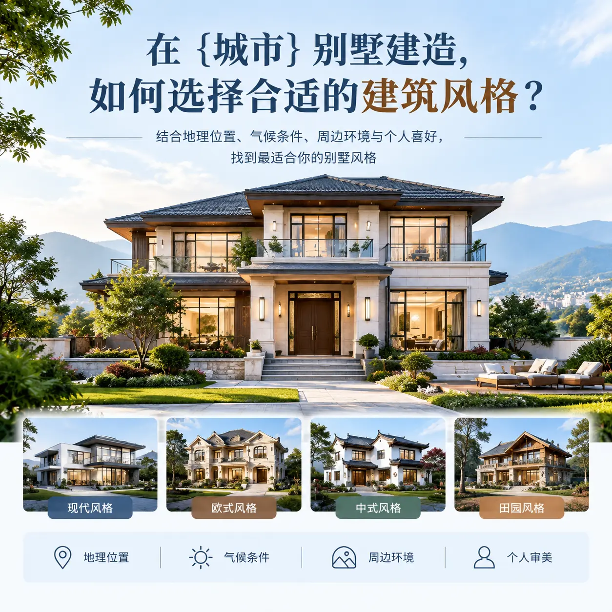 在 六枝特 别墅建造，如何选择合适的建筑风格？
