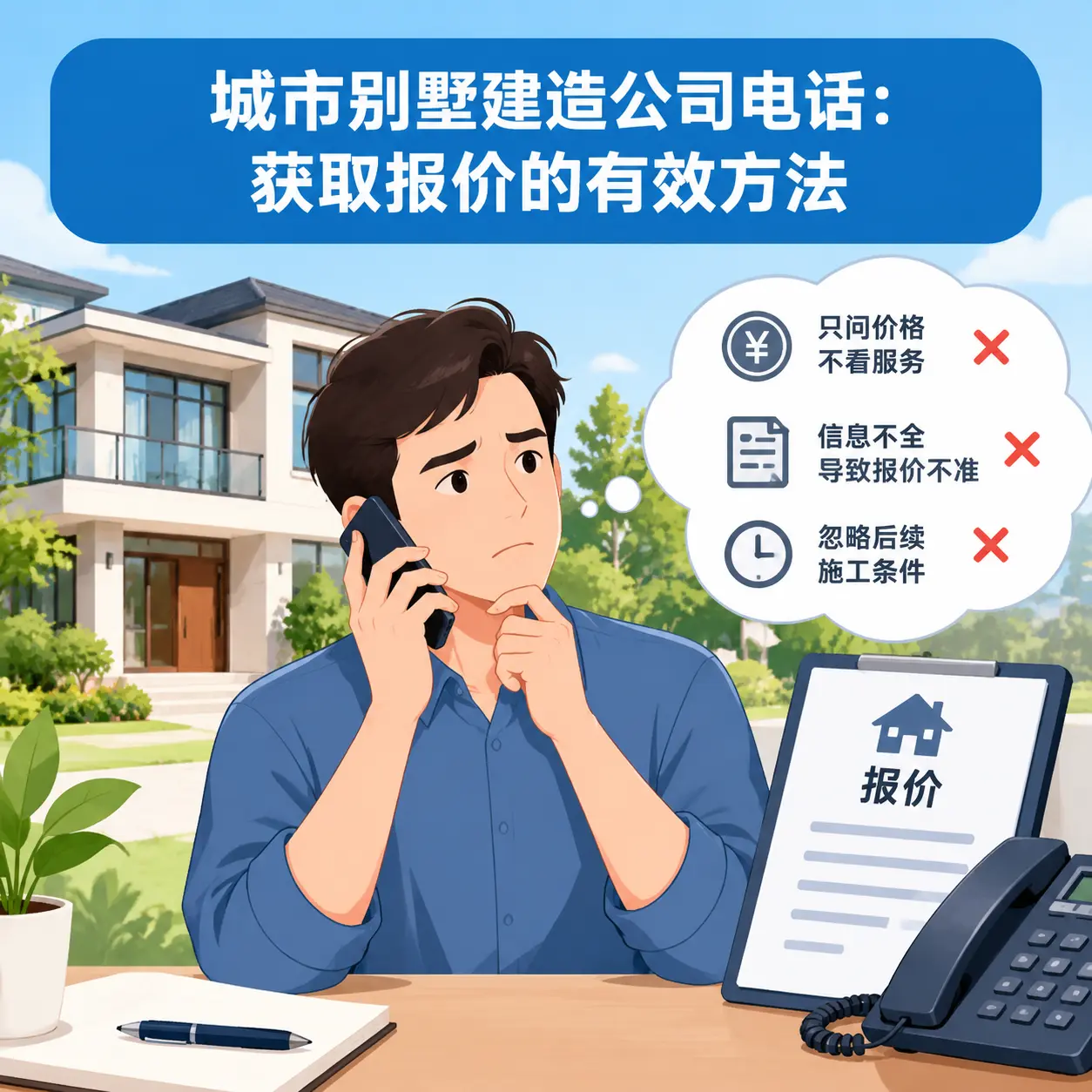 六枝特别墅建造公司电话:获取报价的有效方法